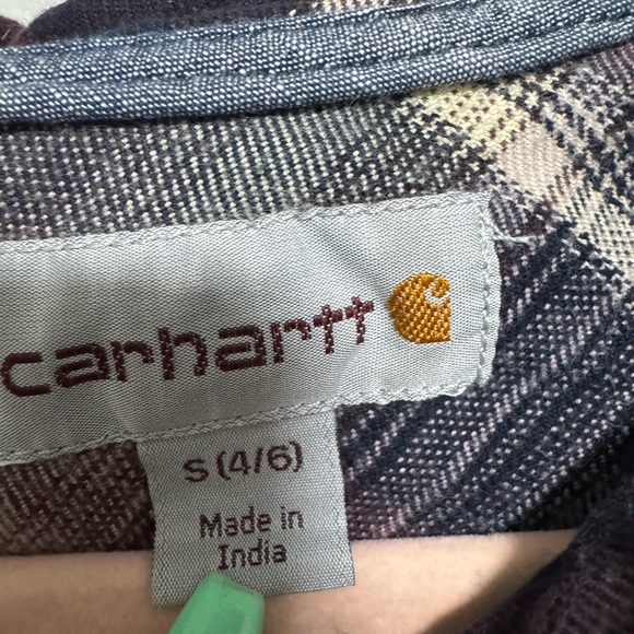 Carhartt Women's Beartooth Hooded Flannel Shirt - Picture 7 of 10